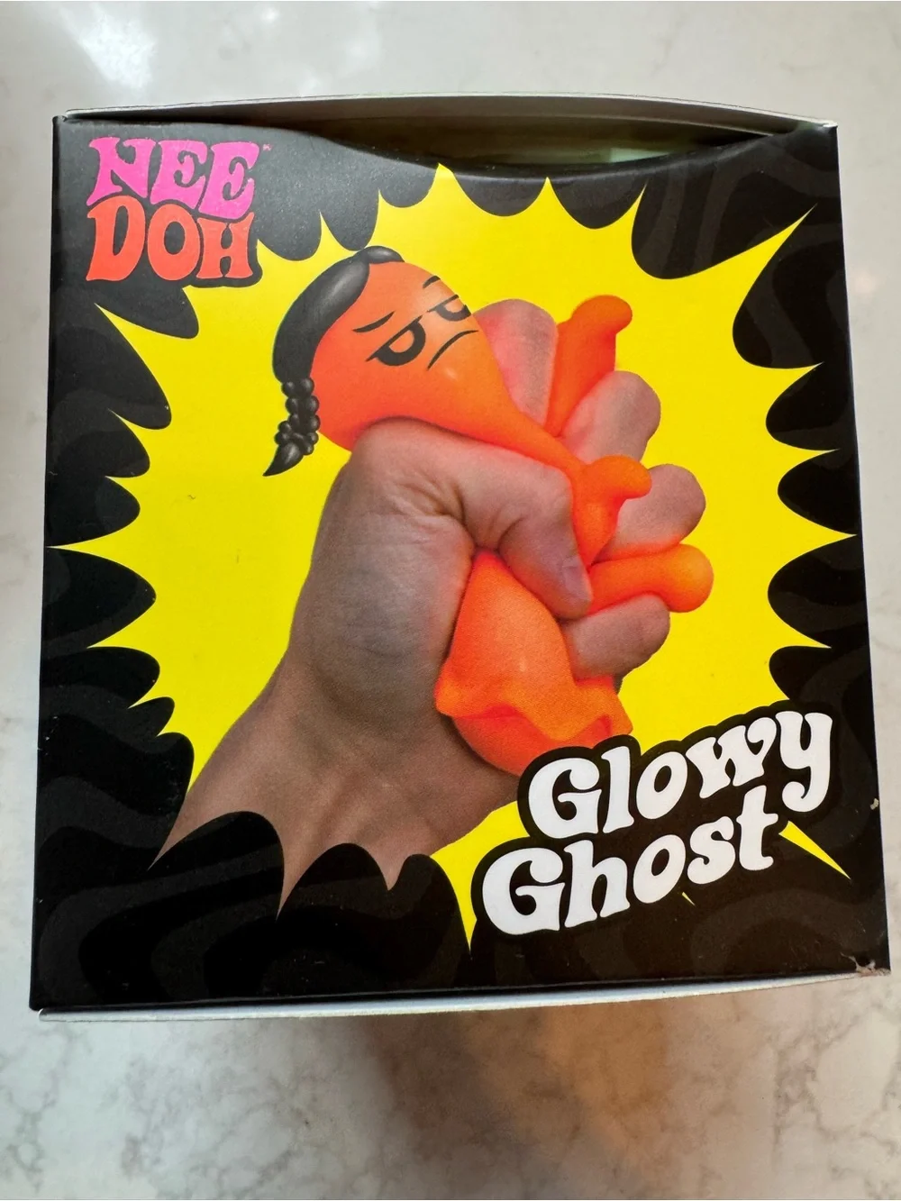 Glowy Ghost Kids Toy - Green Glow-in-the-Dark Figure